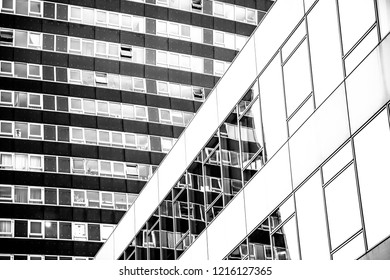 abstract windows facade