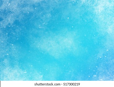 Abstract Winter Background Blue