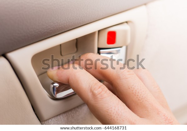Abstract Women Hand Opening Car Door Abstract Objects Stock Image
