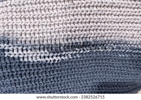 Abstract Wool. Organic Woven Design. Linen Knitwear Warm Background