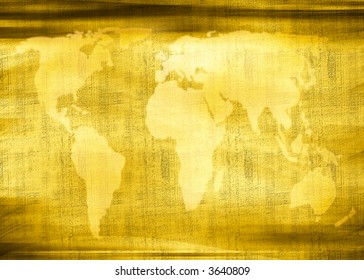 abstract world map composition