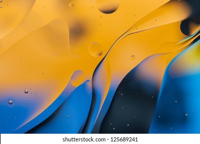 Abstract Yellow And Blue