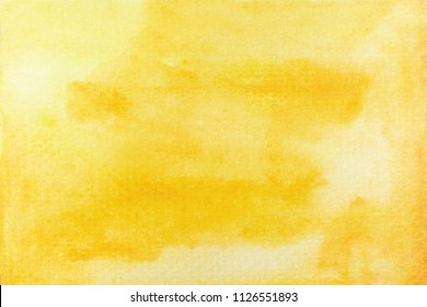 abstract yellow or gold watercolor background. art hand paint - Shutterstock ID 1126551893
