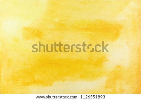 abstract yellow or gold watercolor background. art hand paint
