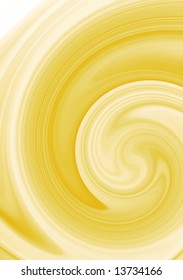 Abstract Yellow Swirl Background