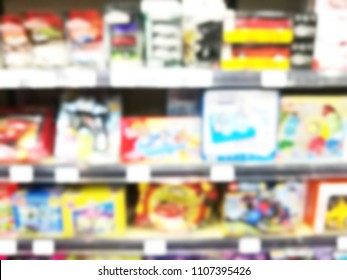 Abstract,Blurred image of store.for interior or background usage