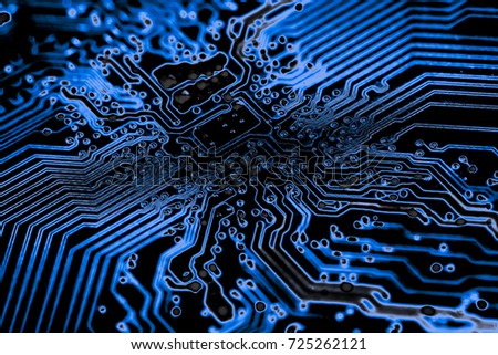 Abstract,close up of Circuits Electronic on Mainboard computer Technology background.
(logic board,cpu motherboard,Main board,system board,mobo)