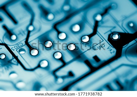Abstract,close up of Mainboard Electronic background.
(logic board,cpu motherboard,circuit,system board,mobo)