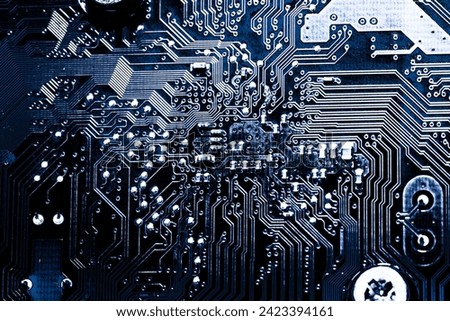 Abstract,close up of Mainboard Electronic background.
(logic board,cpu motherboard,circuit,system board,mobo)
