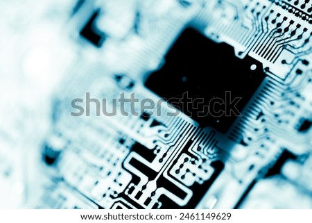Abstract,close up of Mainboard Electronic background.
(logic board,cpu motherboard,circuit,system board,mobo)