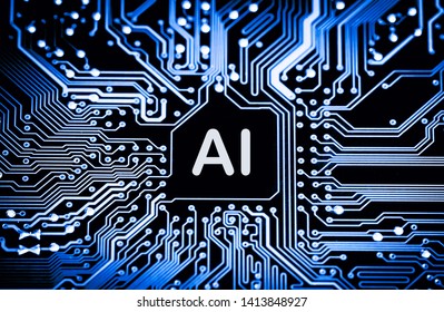 Abstract,close Up Of Mainboard Electronic Computer Background.
(artificial Intelligence, Ai)