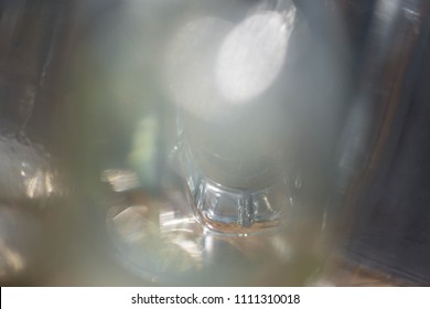 abstractions with glass objects
