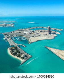 Abu Dhabi Aerial View In Day Time 