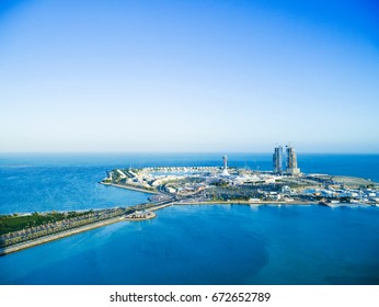 Abu Dhabi Marina Island, Shopping District On Man-made Island.