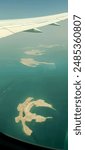 Abu Dhabi from the plane view