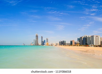 Abu Dhabi, United Arab Emirates. Beach