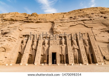 Abu Simbel temple, amazing temple built by Ramesses (Ramses II) the Great, Egypt