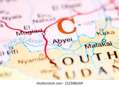 Abyei. Africa On A Map