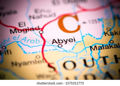 Abyei. Africa On A Map