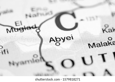 Abyei. Africa On A Map