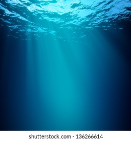 Abyss. Abstract Underwater Backgrounds