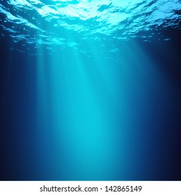 Abyss. Abstract Underwater Backgrounds