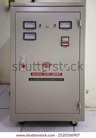AC Automatic Voltage Regulator used to stabilize the voltage supplied to electrical devices, protecting from fluctuations that could cause damage - Industrial Electrical Equipment for Voltage Control