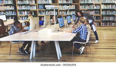Academic School Children E-learning Concept