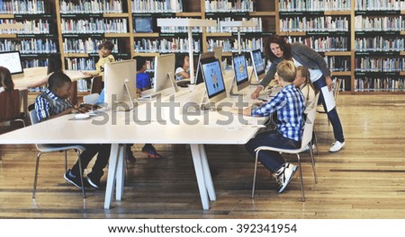 Academic School Children E-learning Concept