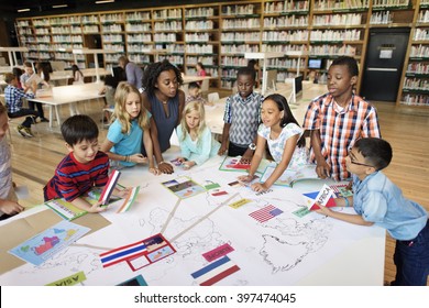 Academic School Children Learning Elementary Concept