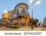 Academy of Music in Lodz. City of Lodz, Poland.