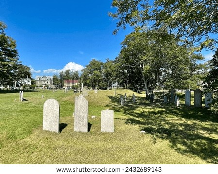 The Acadian Cemetery at Fort Anne and Charles Fot in Nova Scotia.