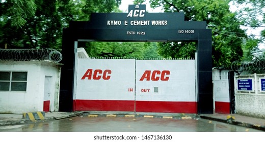 ACC Kymore Cement Factory Main Gate District Katni Madhya Pradesh In India Shot Captured On July 31, 2019