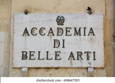 Accademia Di Belle Arti, Lecce, Italy