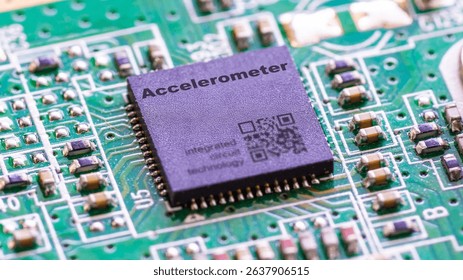 Accelerometer IC for measuring acceleration and tilt. integrated circuits ICs