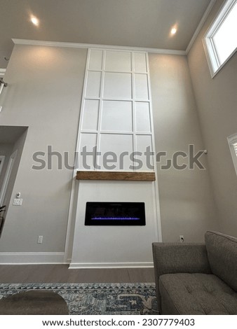 Accent wall, board and batten 