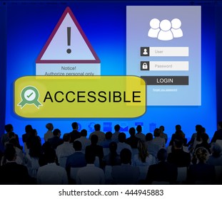Access Allowed Entrust Password Secured Concept
