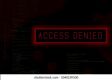 Access denied at a computer system