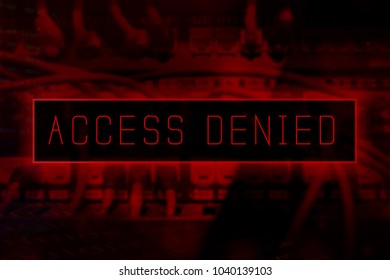 Access denied at a computer system