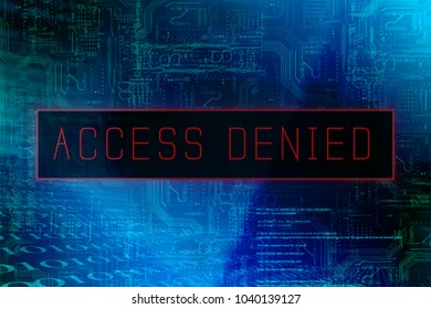 Access denied at a computer system