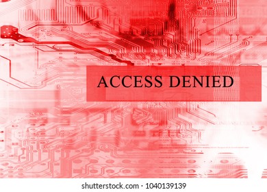 Access denied at a computer system