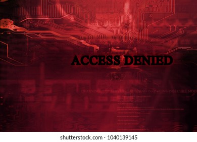 Access denied at a computer system