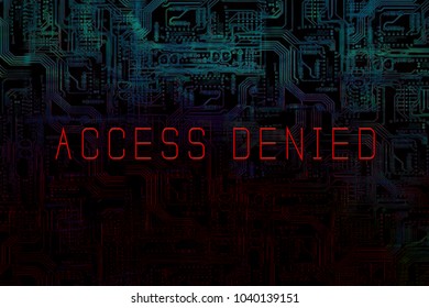 Access denied at a computer system