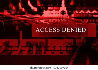 Access denied at a computer system