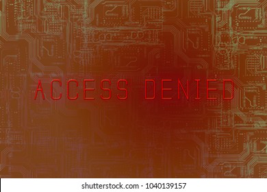 Access denied at a computer system