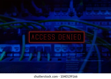 Access denied at a computer system