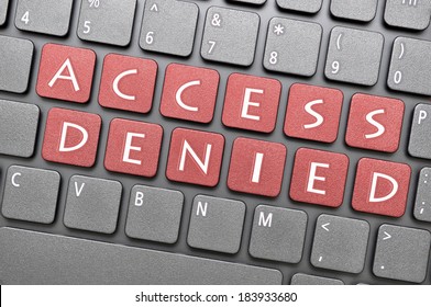 Access Denied Key On Keyboard