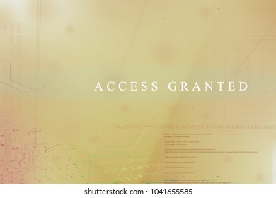Access Granted - Computer screen system