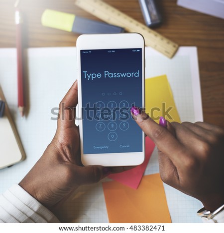 Access Identification Password Passcode Graphic Concept