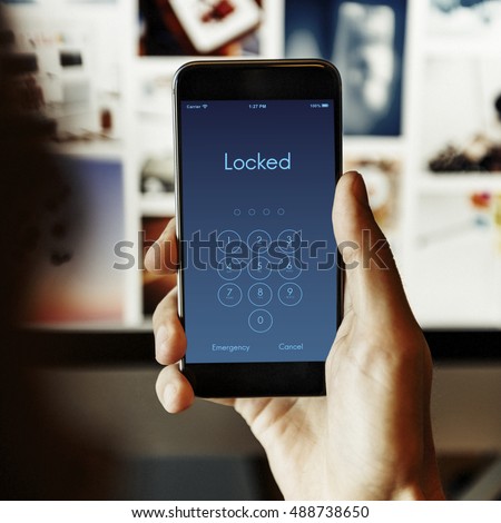 Access Identification Password Passcode Graphic Concept